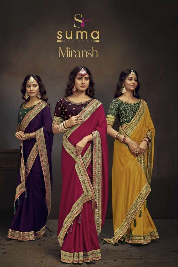 MIRANSH SERIES 2001 TO 2008 by SUMA DESIGNER saree Collection manufacturer surat 
