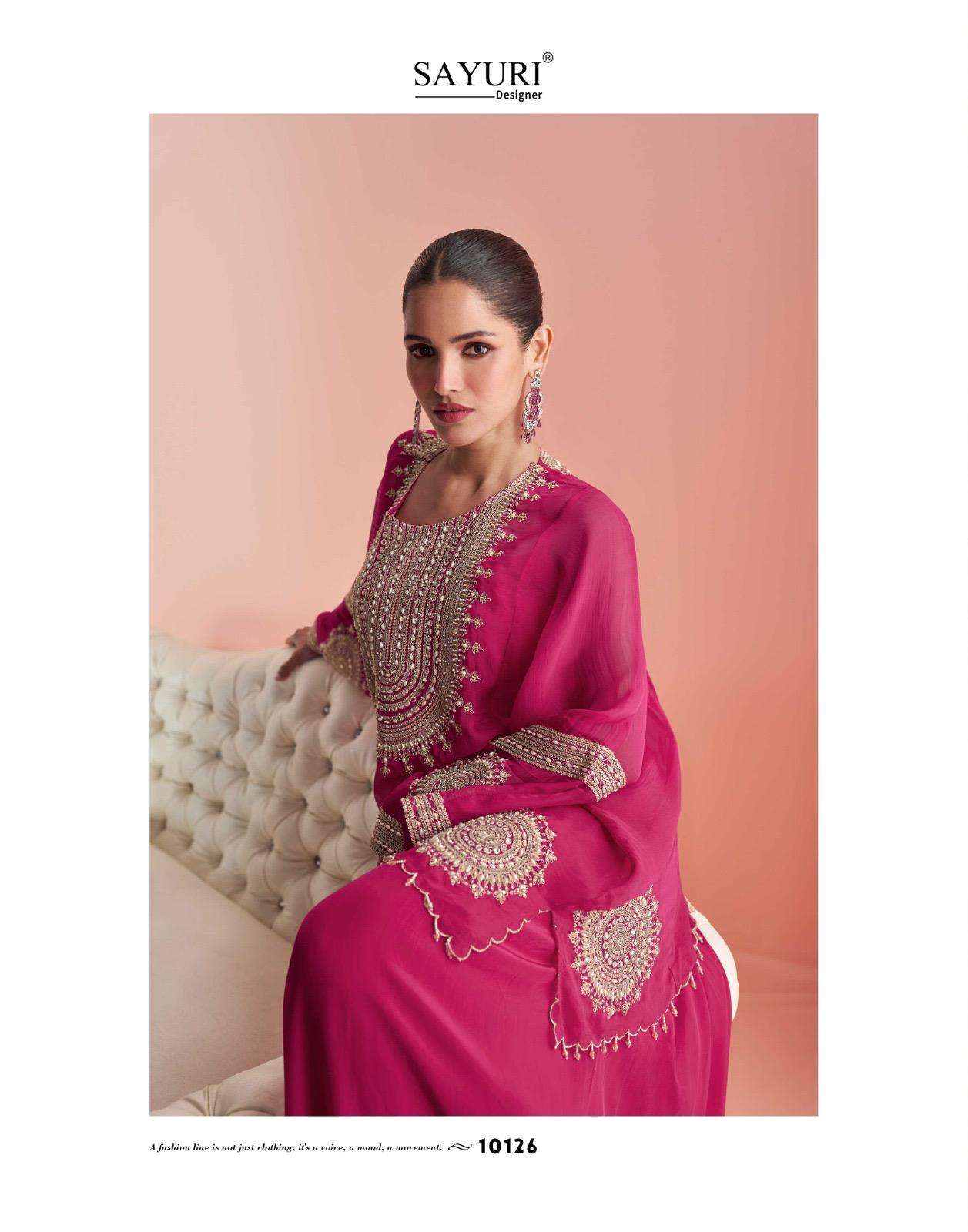 MYRA 1 by SAYURI DESIGNER Suit collection manufacturers surat 