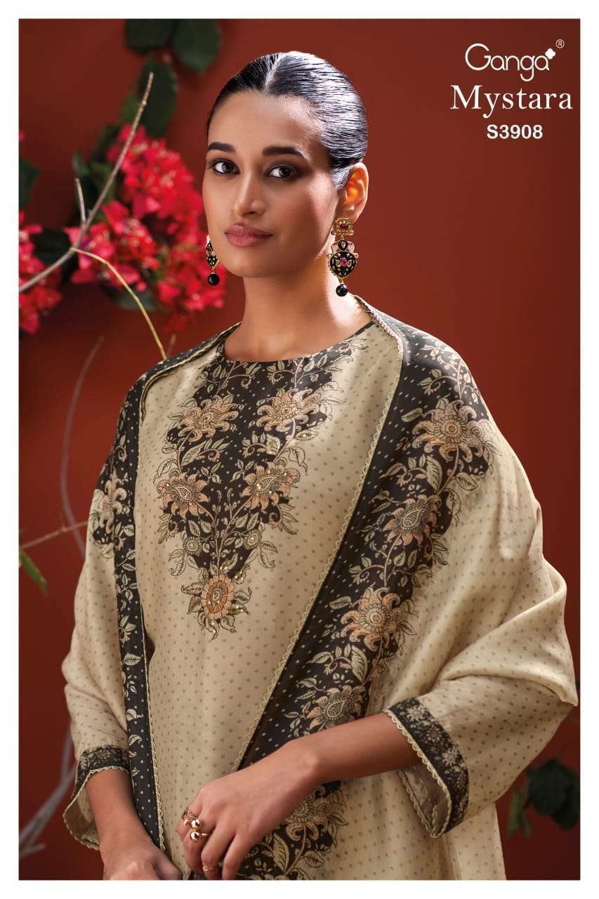 MYSTARA 3908 by GANGA Suit collection manufacturers surat 