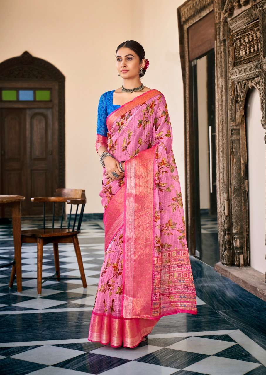 Nandi Silk Soft Organza Silk Saree Catalogue
