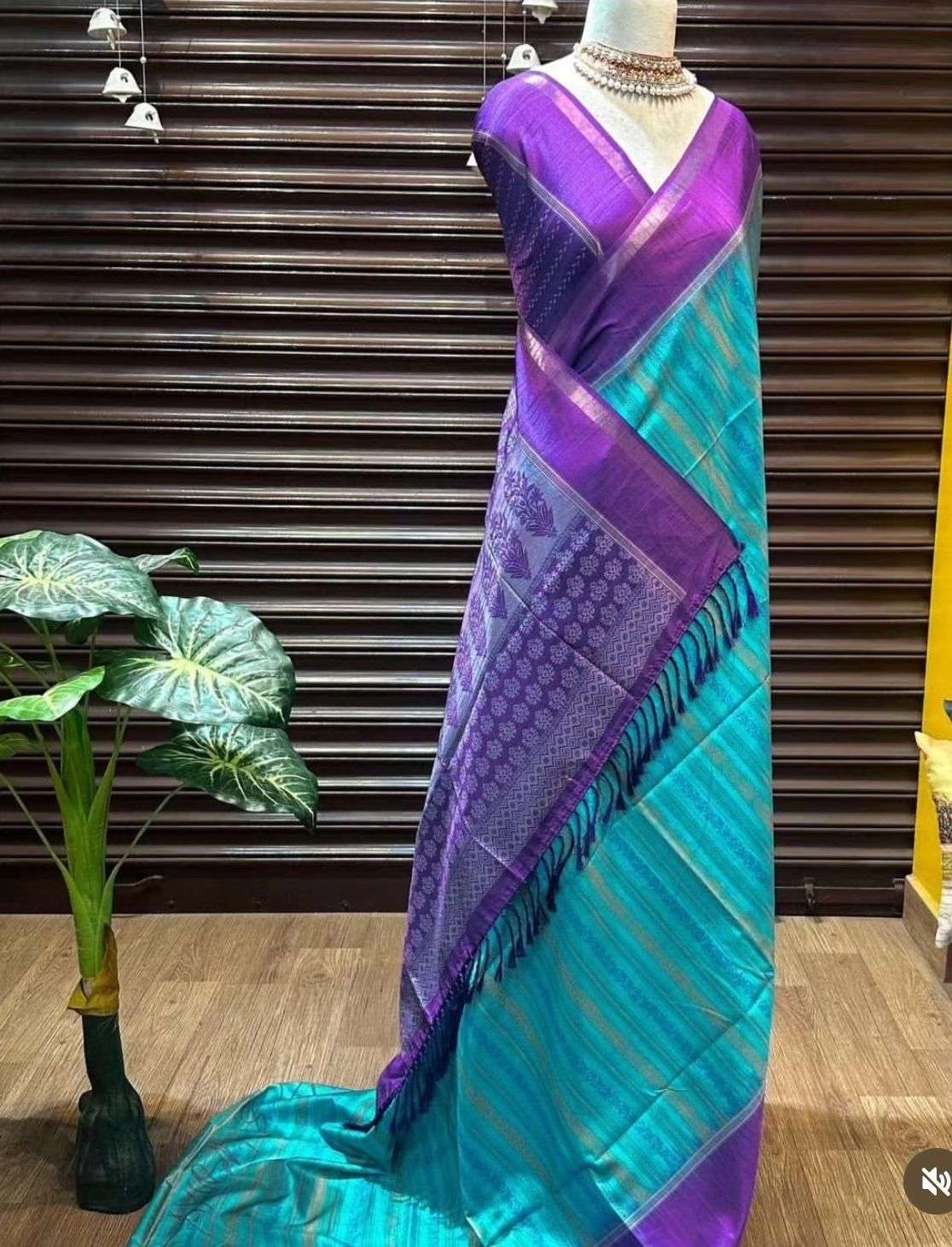 New Generation Banarasi Kota Linen Saree