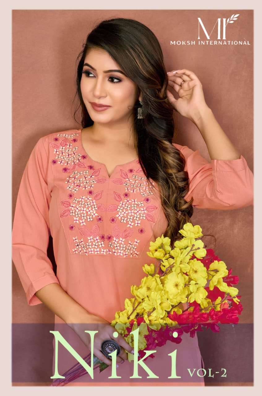 NIKI VOL 3 by Moksh International kurti collection manufacturers surat 