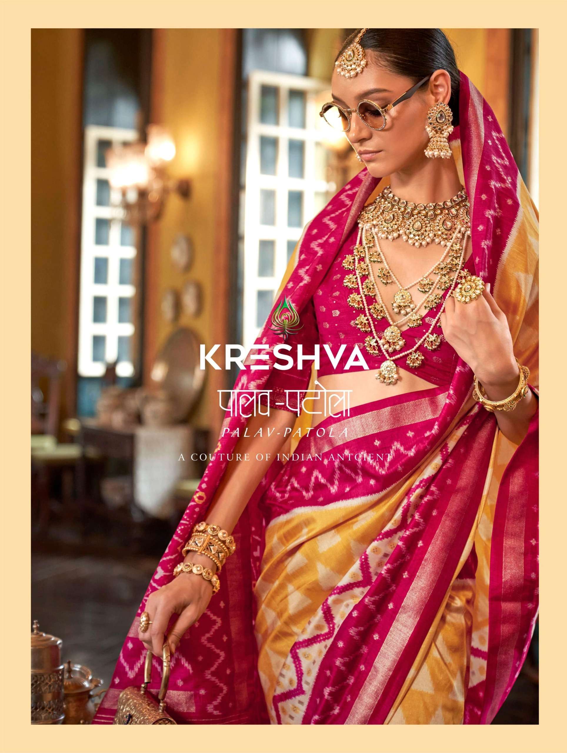 Palav Patola by Kreshva Saree Collection manufacturer surat 