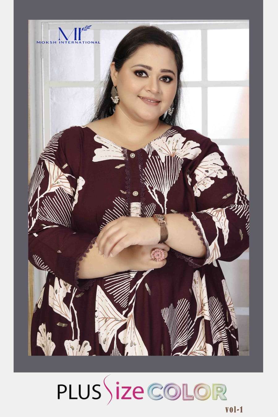 Plus Size Color Vol 1 by  Moksh International  kurti collection manufacturers surat 