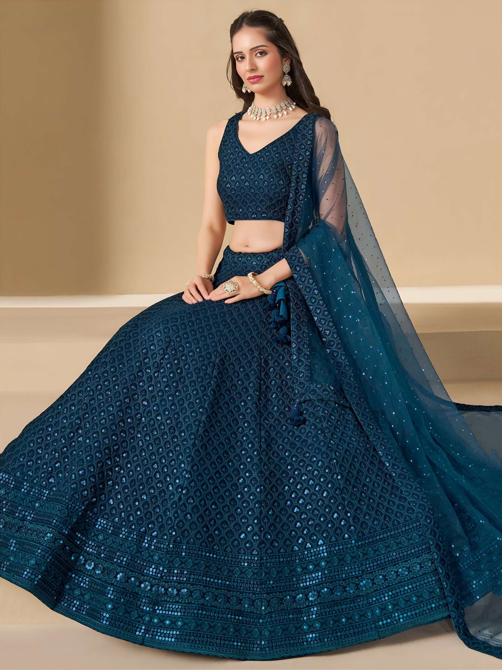 Product Code 5124 by Zeel Lehenga choli collection manufacturers surat 