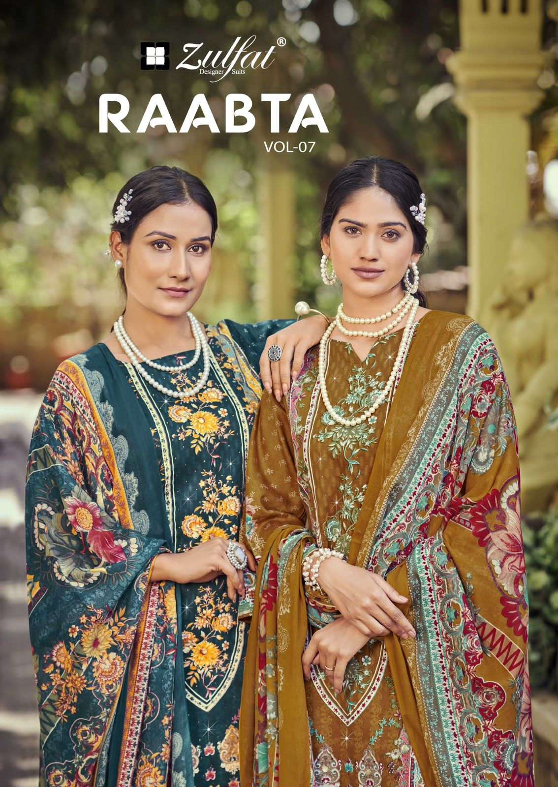 RAABTA VOL 7 by Zulfat Designer suit collection manufacturers surat 
