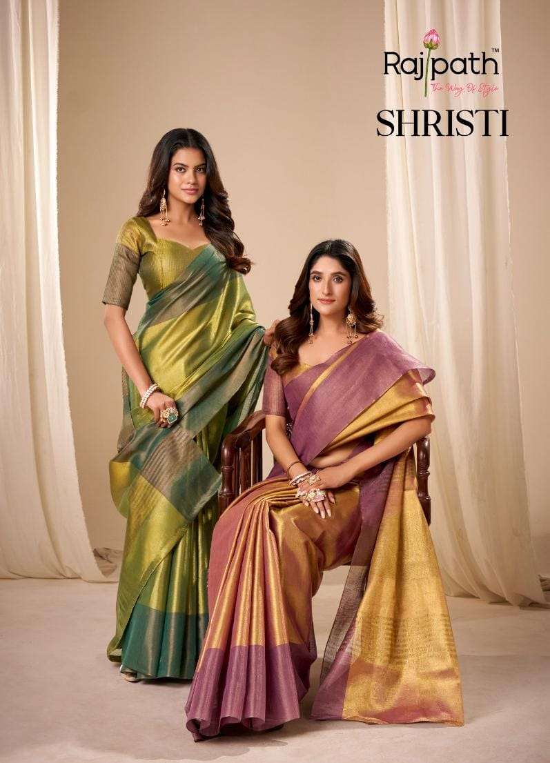 SHRISTI by RajPath Fabric Saree Collection manufacturer surat 