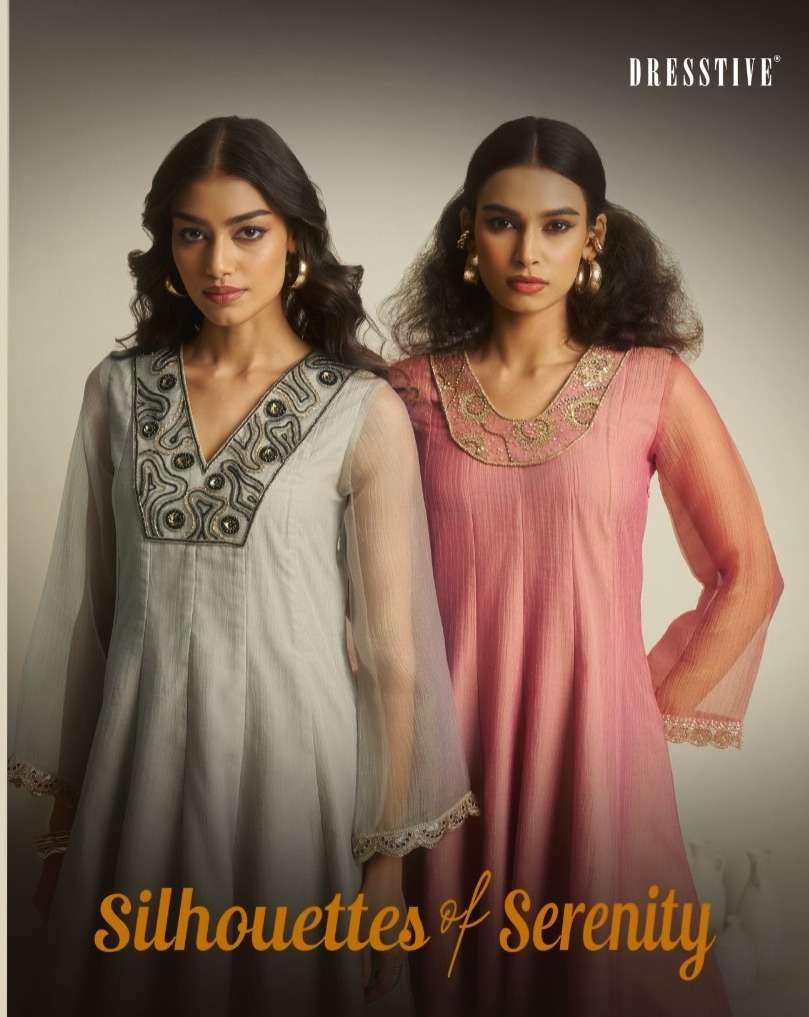 SILHOUETTES OF SERENITY By ARYA DESIGN kurti collection manufacturers surat 