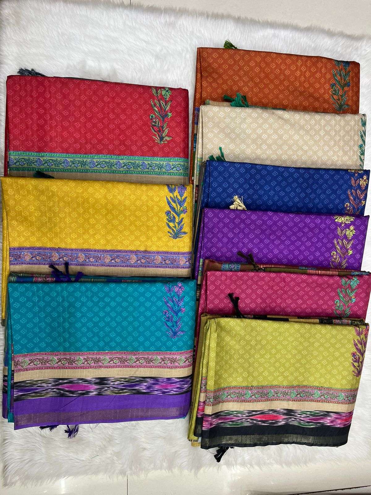 Soft Silk Tussar Trendy Collection Saree