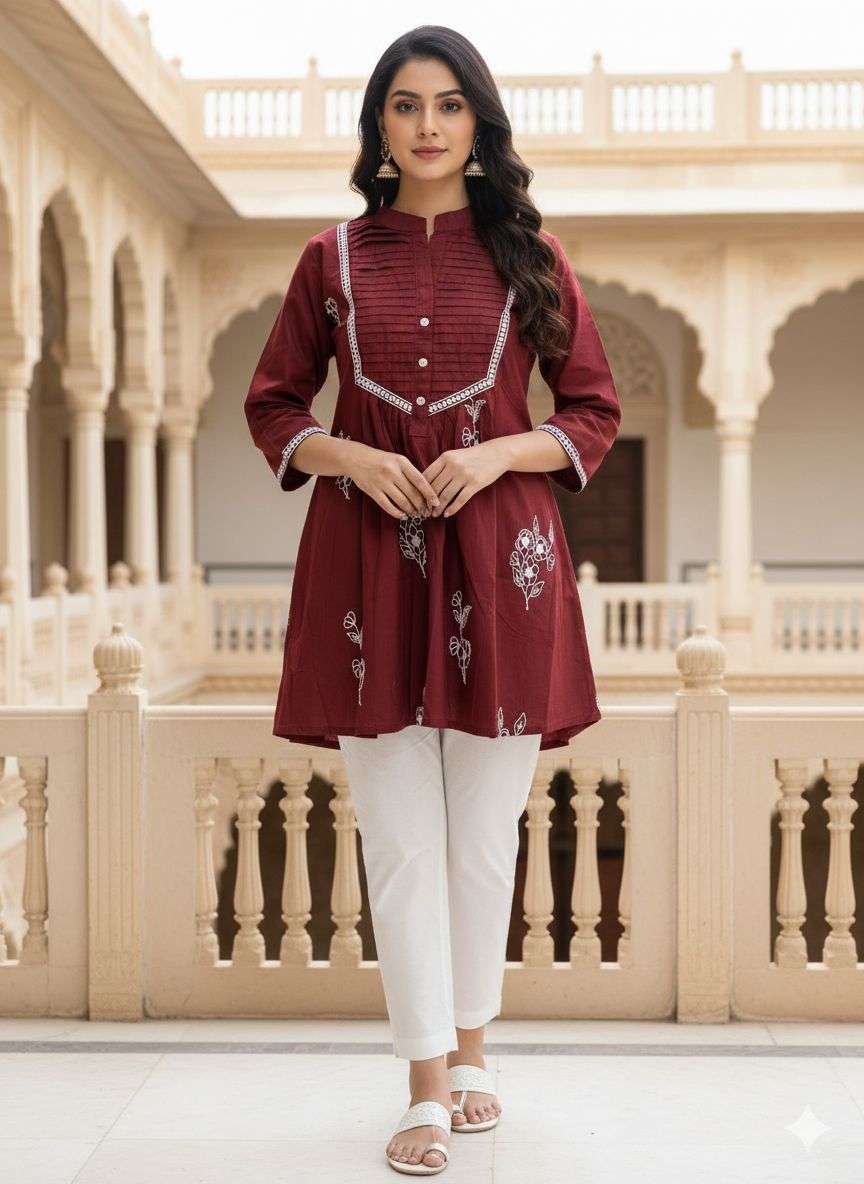 Tunic Tops kurti collection manufacturers surat 