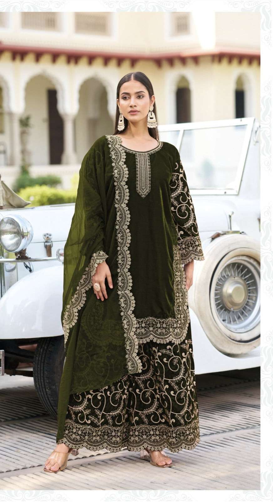 VELVET 24 DESIGN NO 32221 by DEEPSY SUIT Collection manufacturers surat 