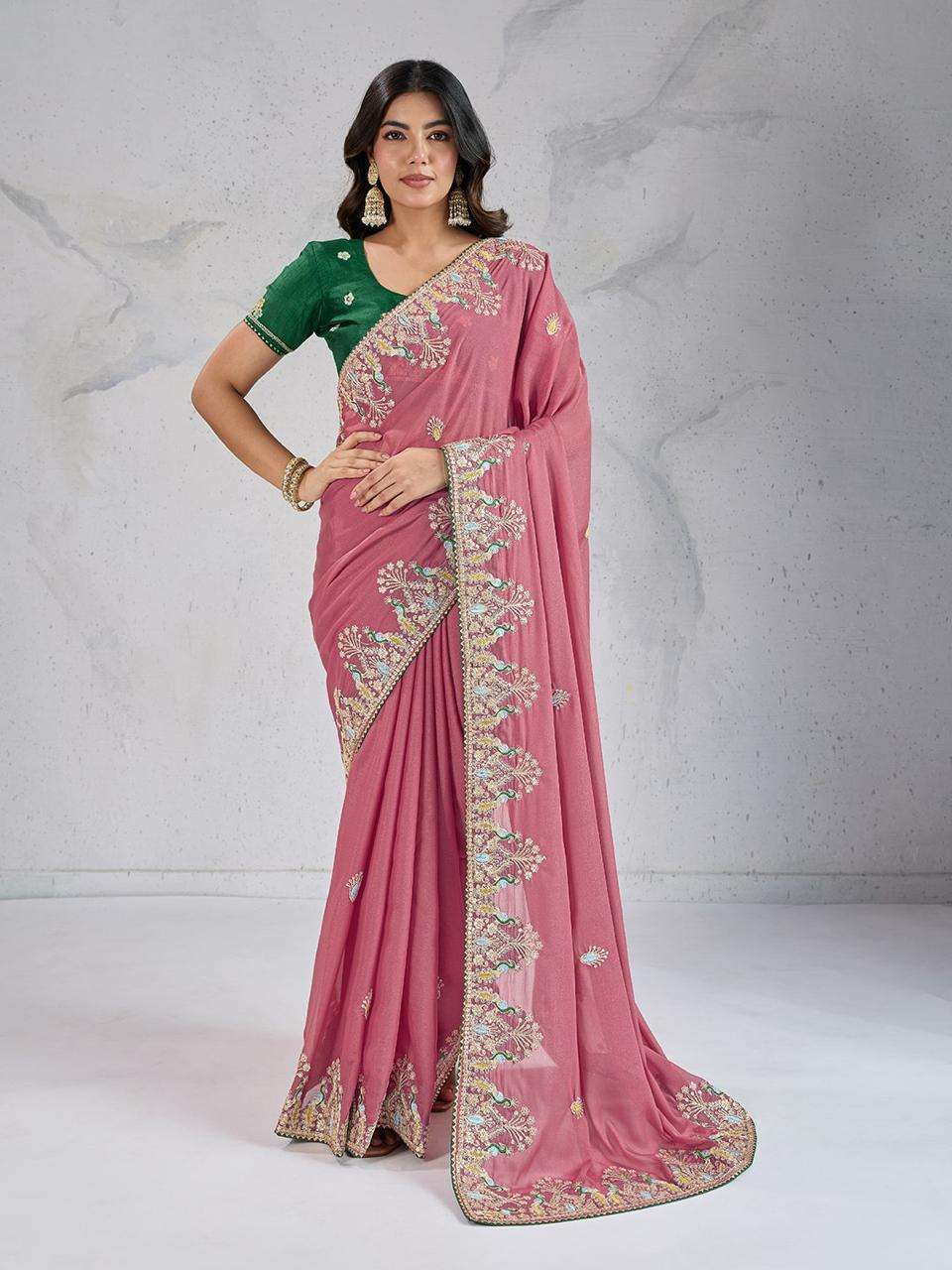 Wedding wear Saree Collection manufacturers surat 