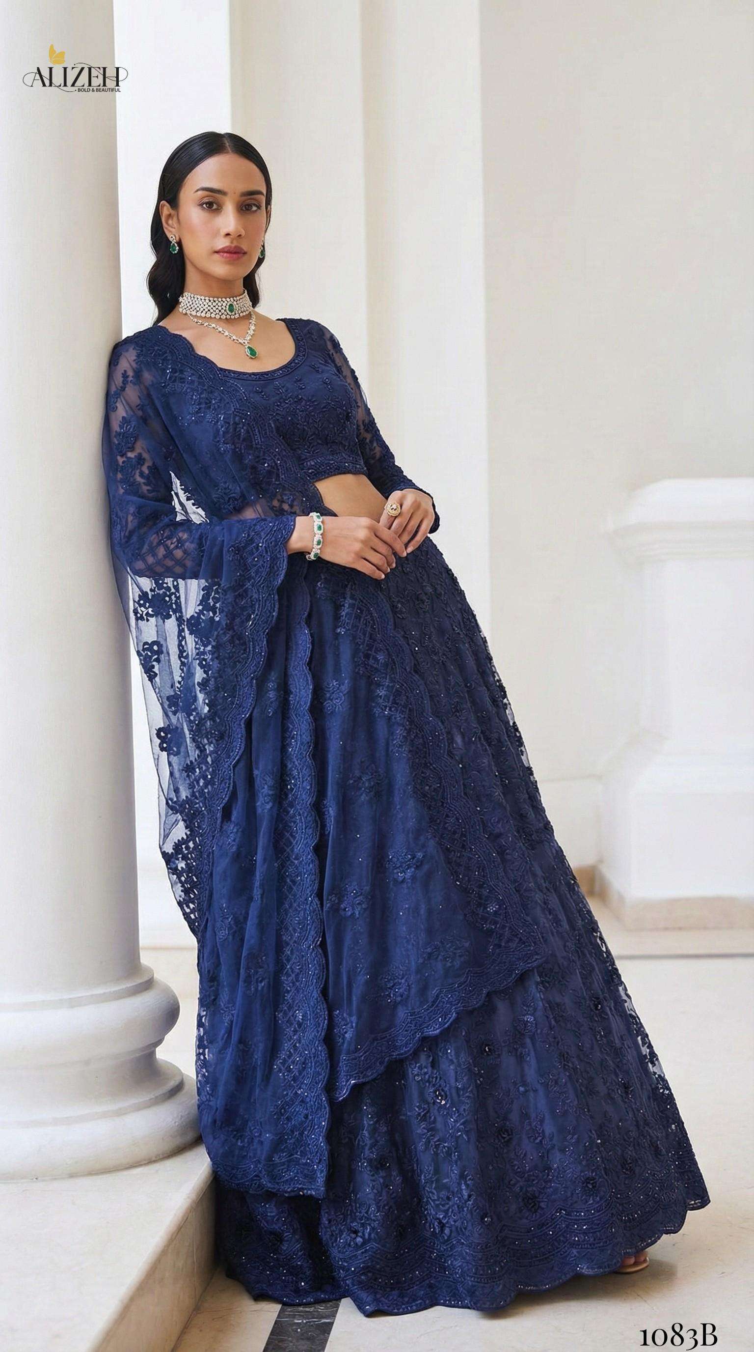 1083 COLOURS by ALIZEH Lehenga choli collection manufacturers surat 