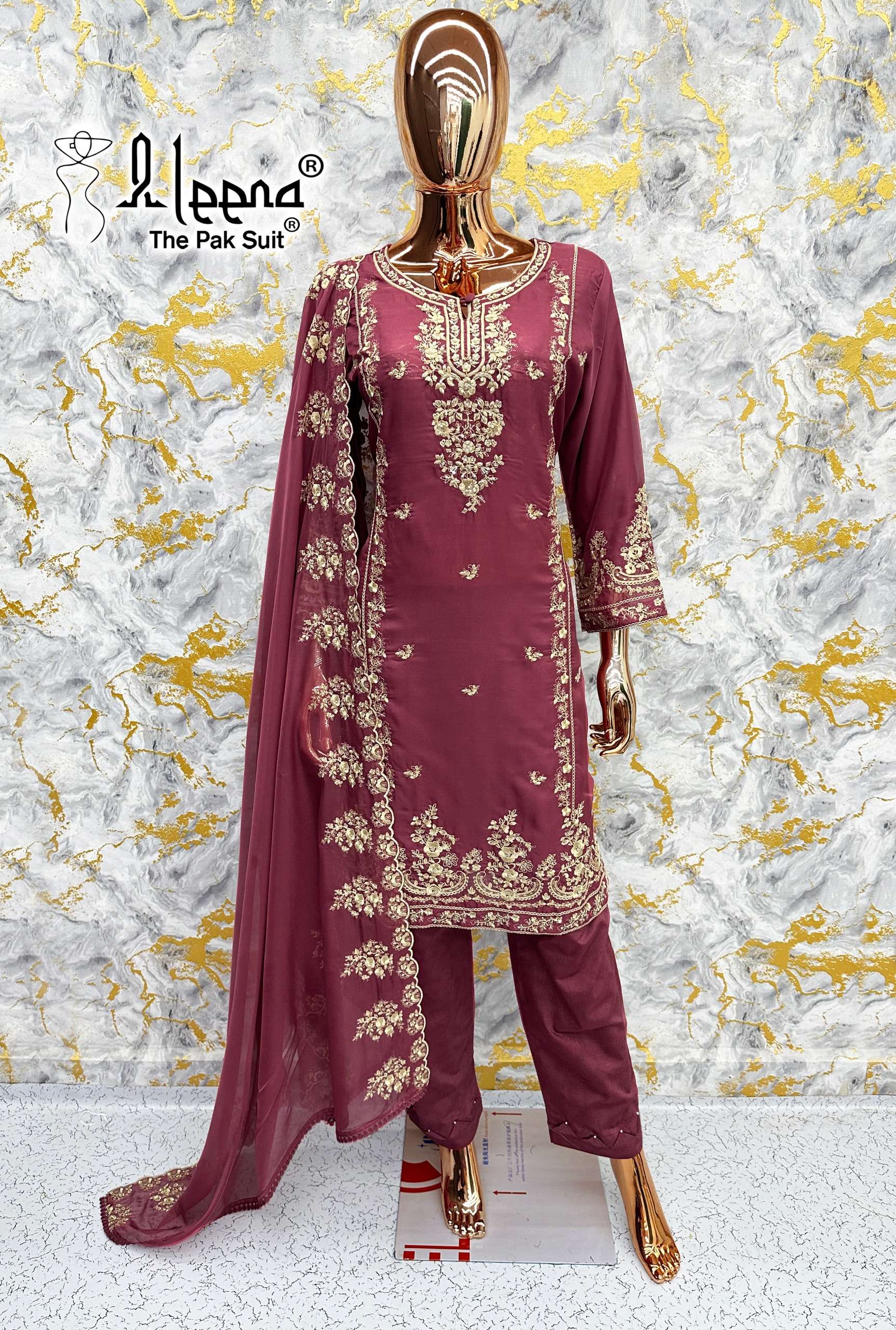 1138 by ALEENA suit collection manufacturers surat 