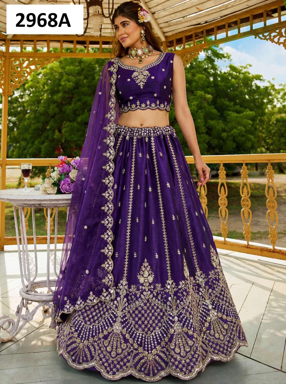 2968A TO 2968F by ANJANI ART Lehenga choli collection manufacturers surat