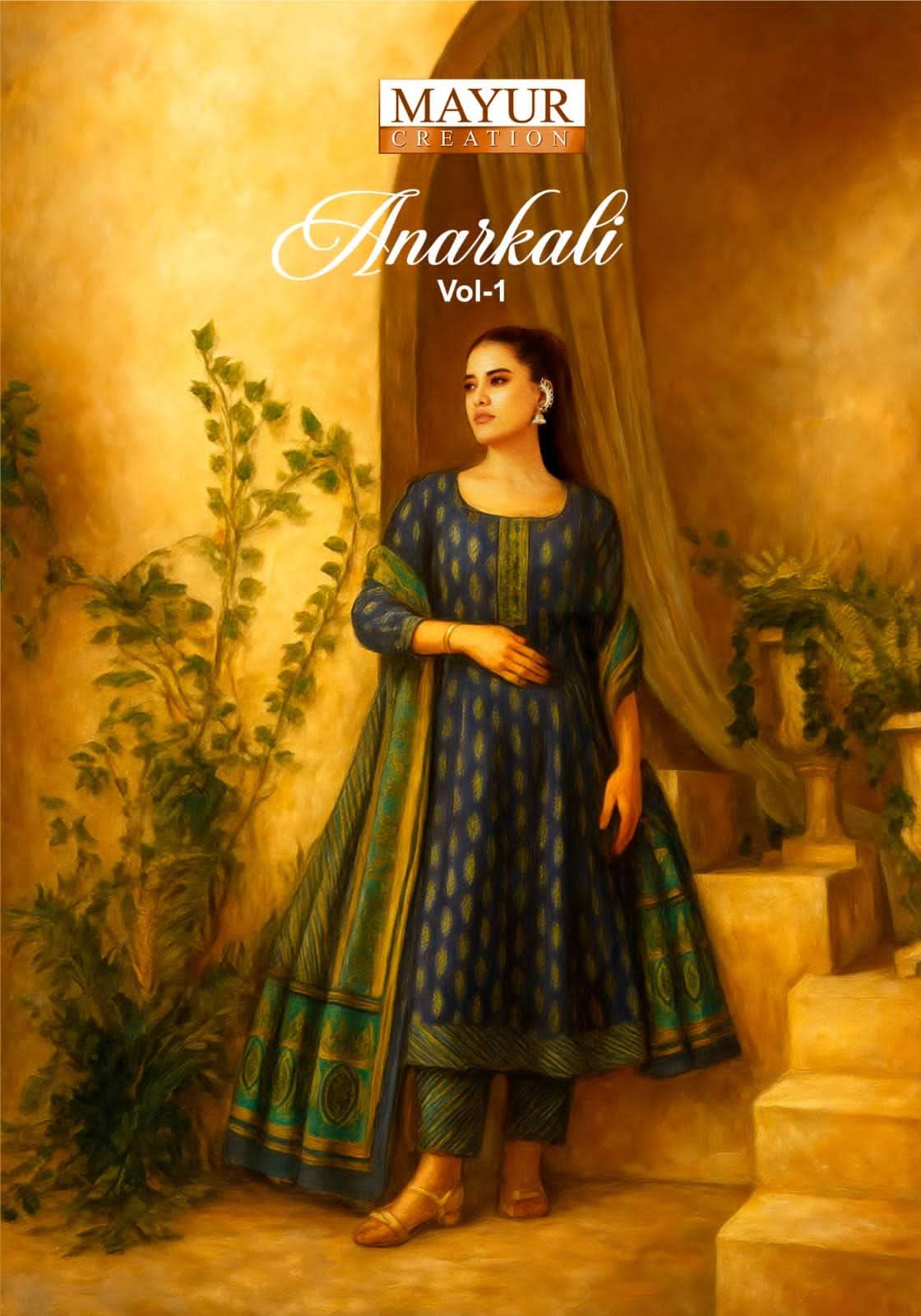 ANARKALI V 01 mayur creation kurti collection manufacturers surat 