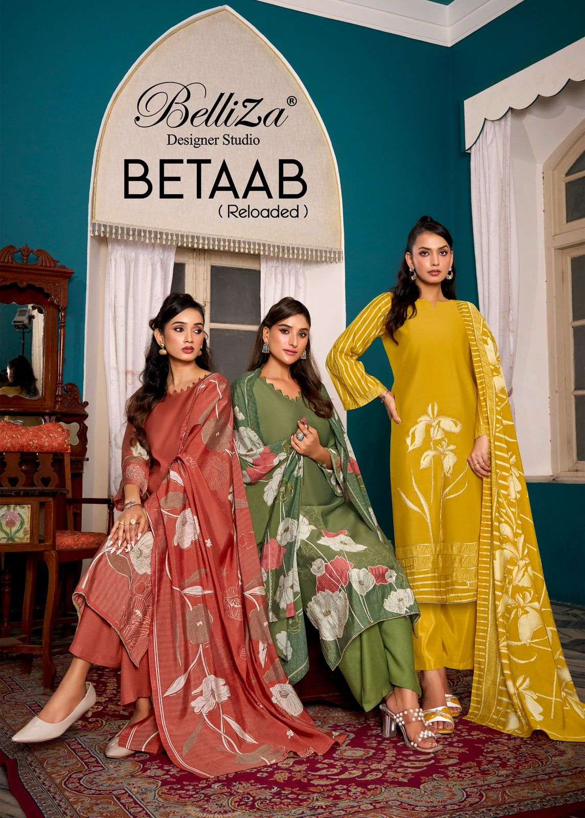BETAAB RELOADED by BelliZa DesigNer StuDio  Suit collection manufacturers surat 