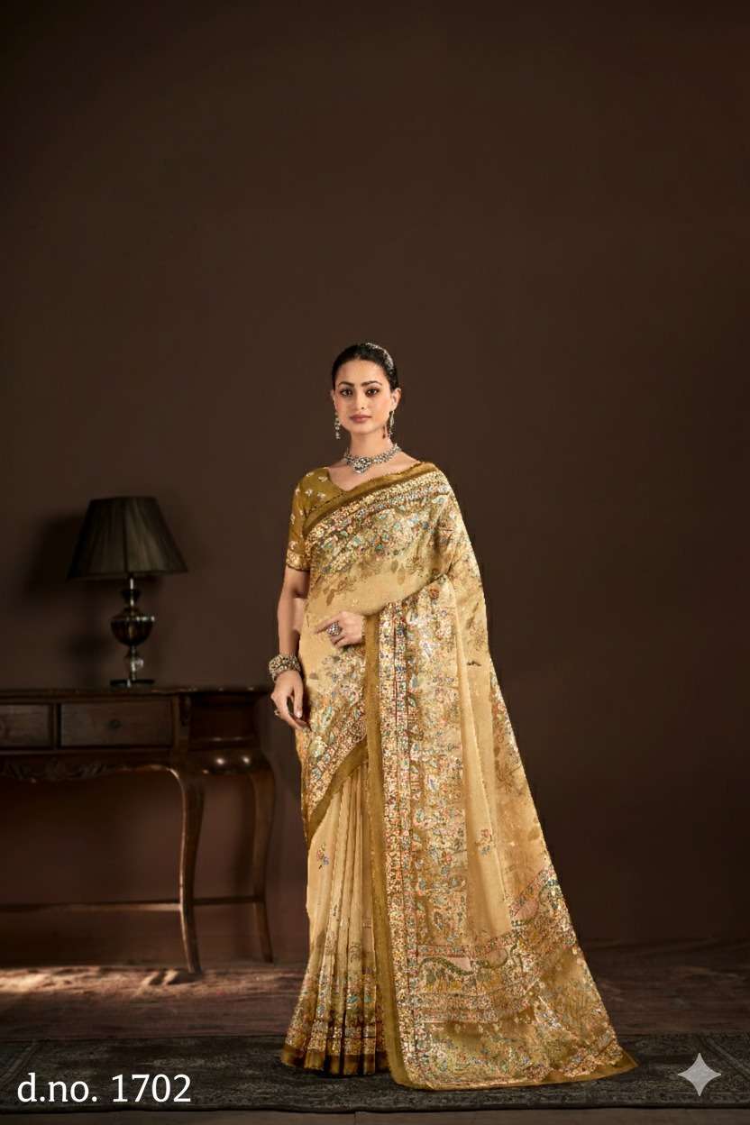 BLING SERIES 1701 TO 1710 By HYPNOTEX saree Collection manufacturer surat 