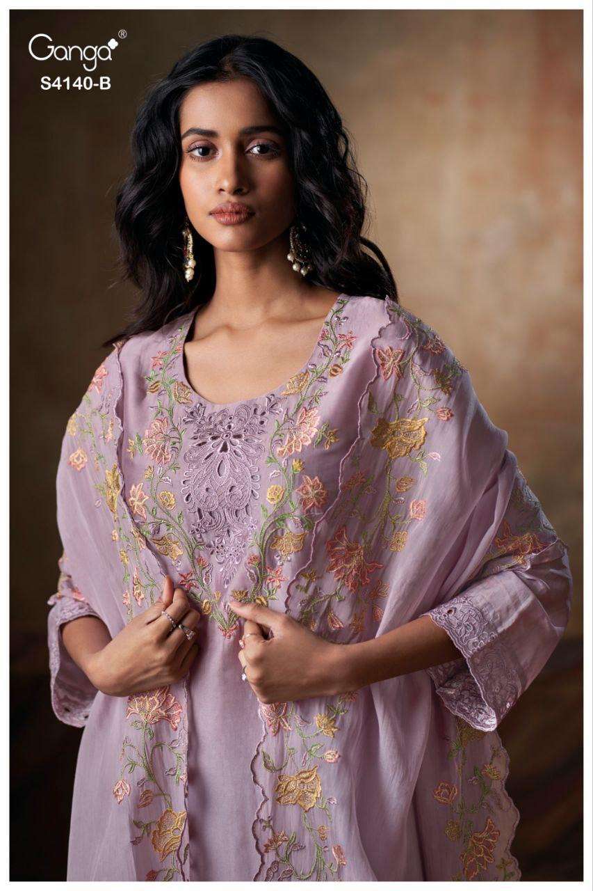CASSARA 4140 by GANGA suit collection manufacturers surat 