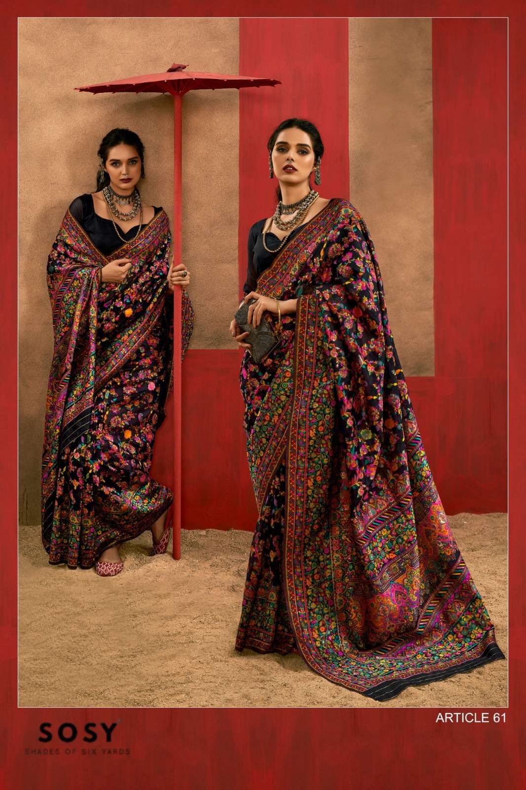 Chinar Pashmina 3 Series Article 61 TO Article 66 by Sosy saree Collection manufacturer surat 