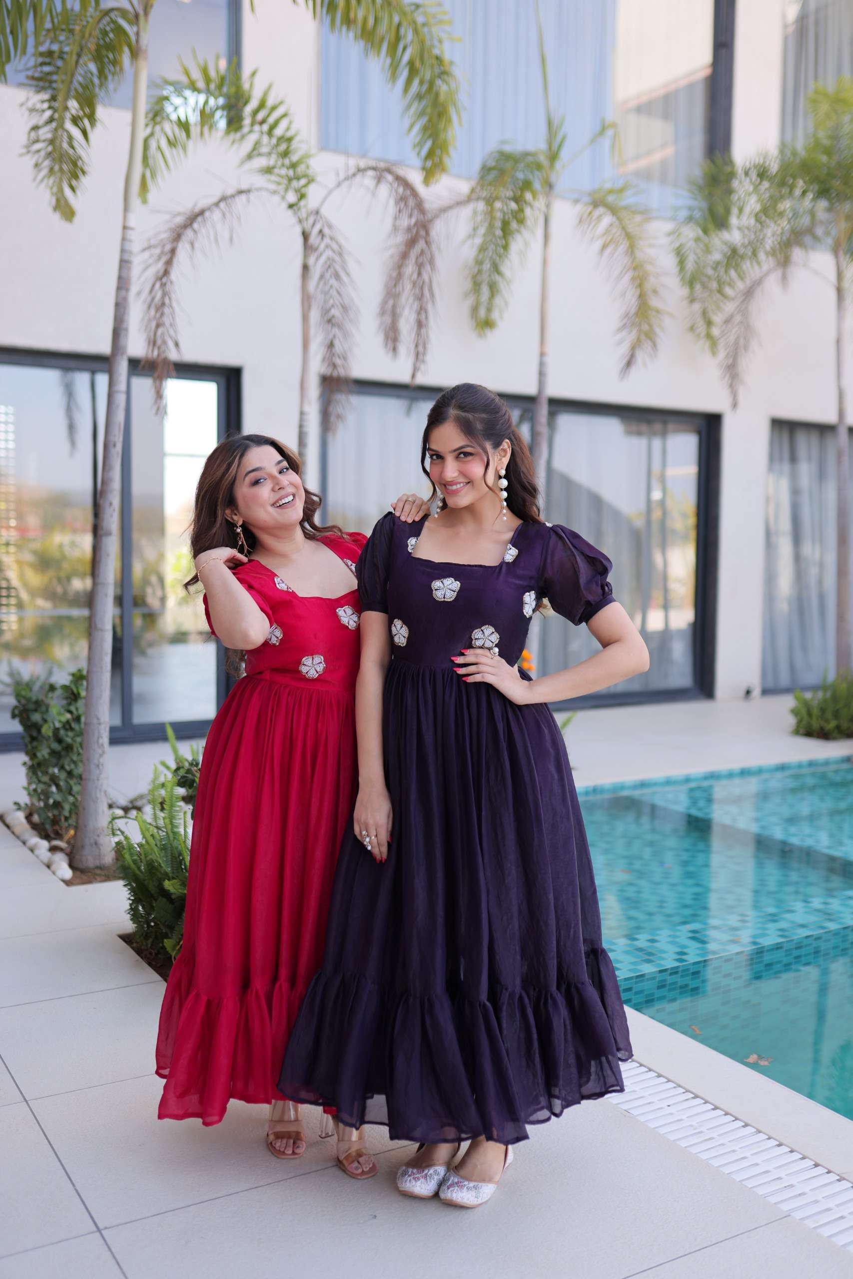 CODE KA 1224 DESIGNER GOWN collection manufacturers surat 