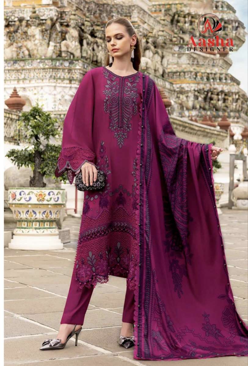 D NO 1194 by AASHA DESIGNER suit collection manufacturers surat 