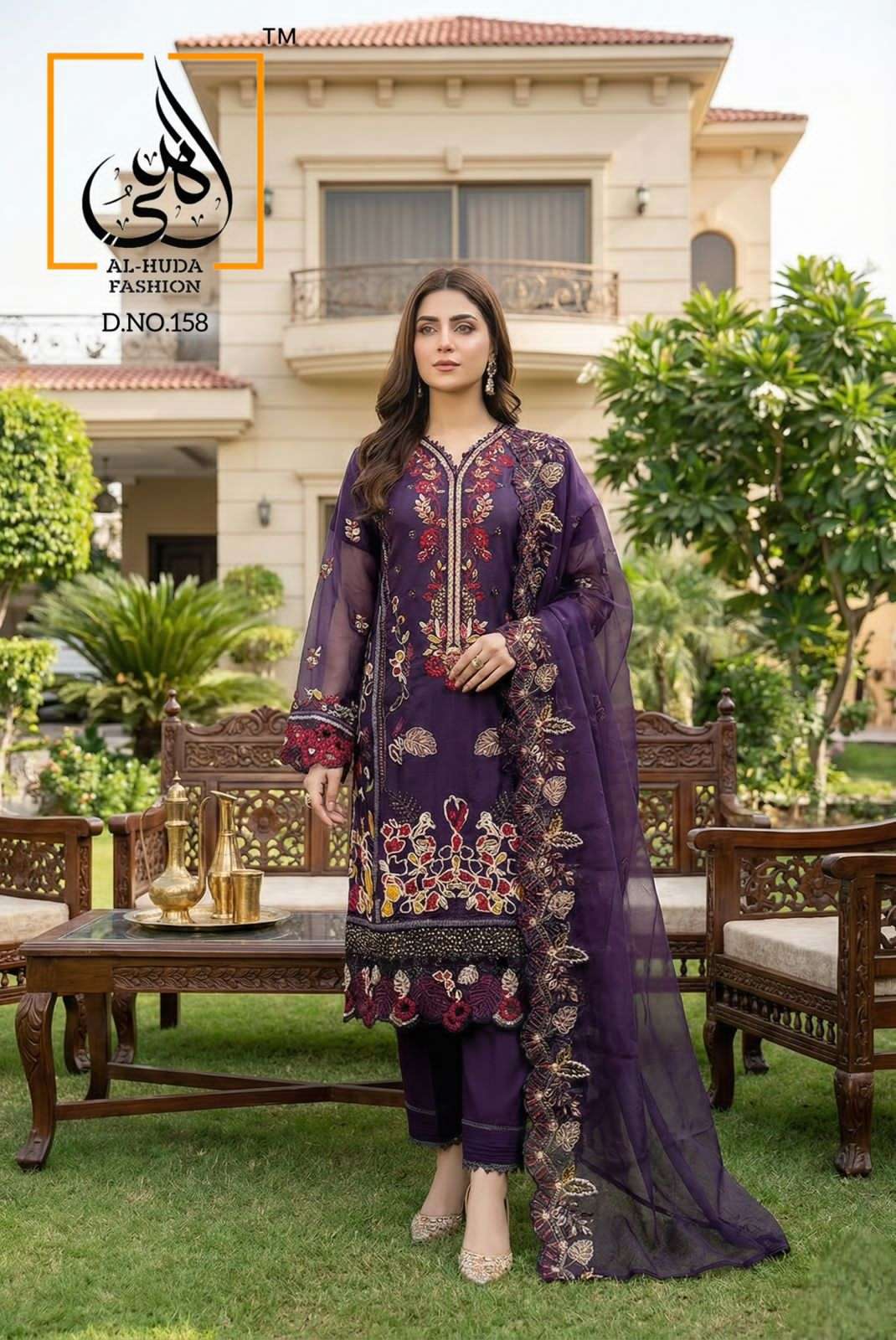 D NO 158 A B C D by AL HUDA fashion kurti collection manufacturers surat 