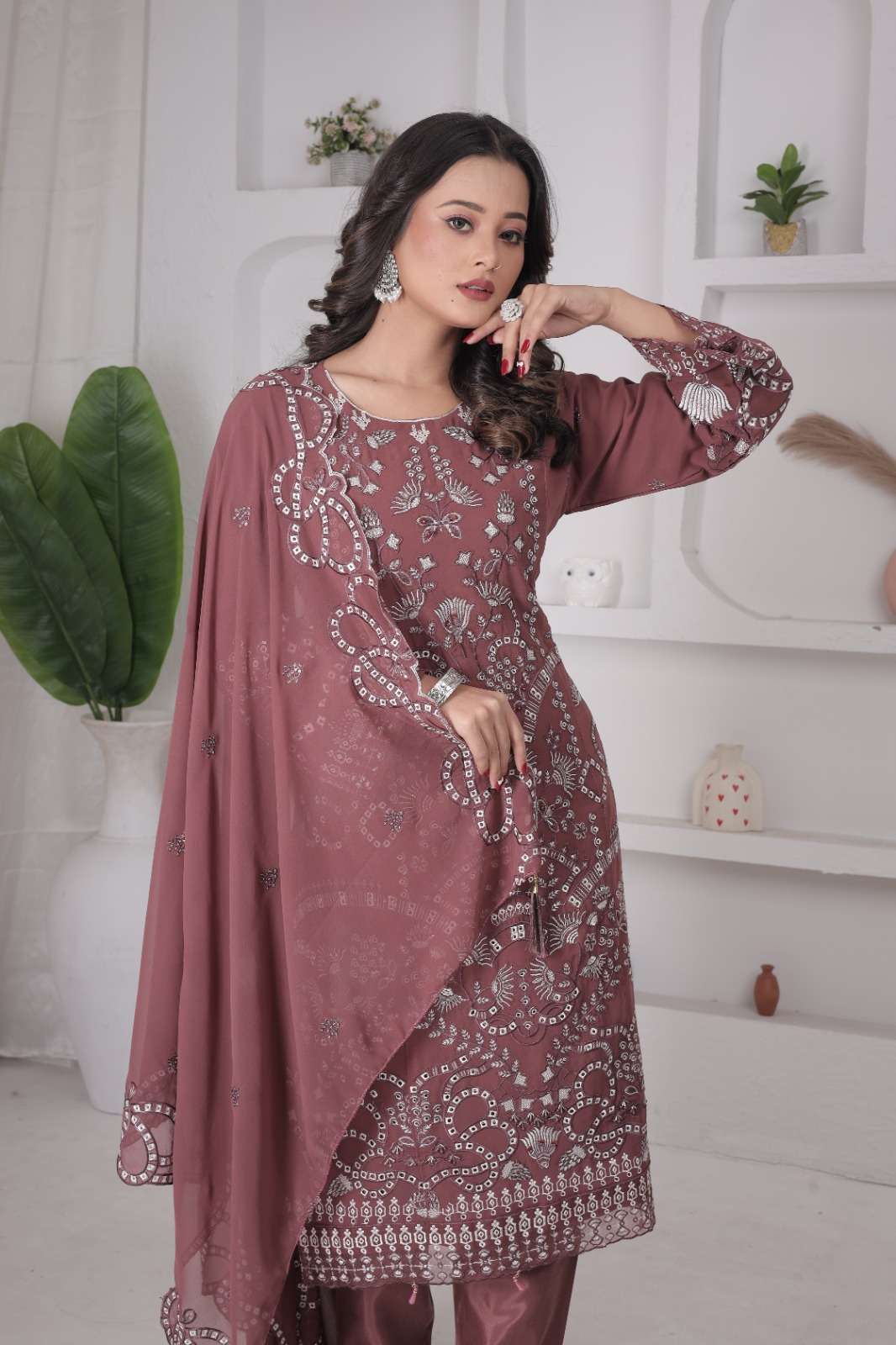D No 9069 by AFFAN CREATION suit collection manufacturers surat 