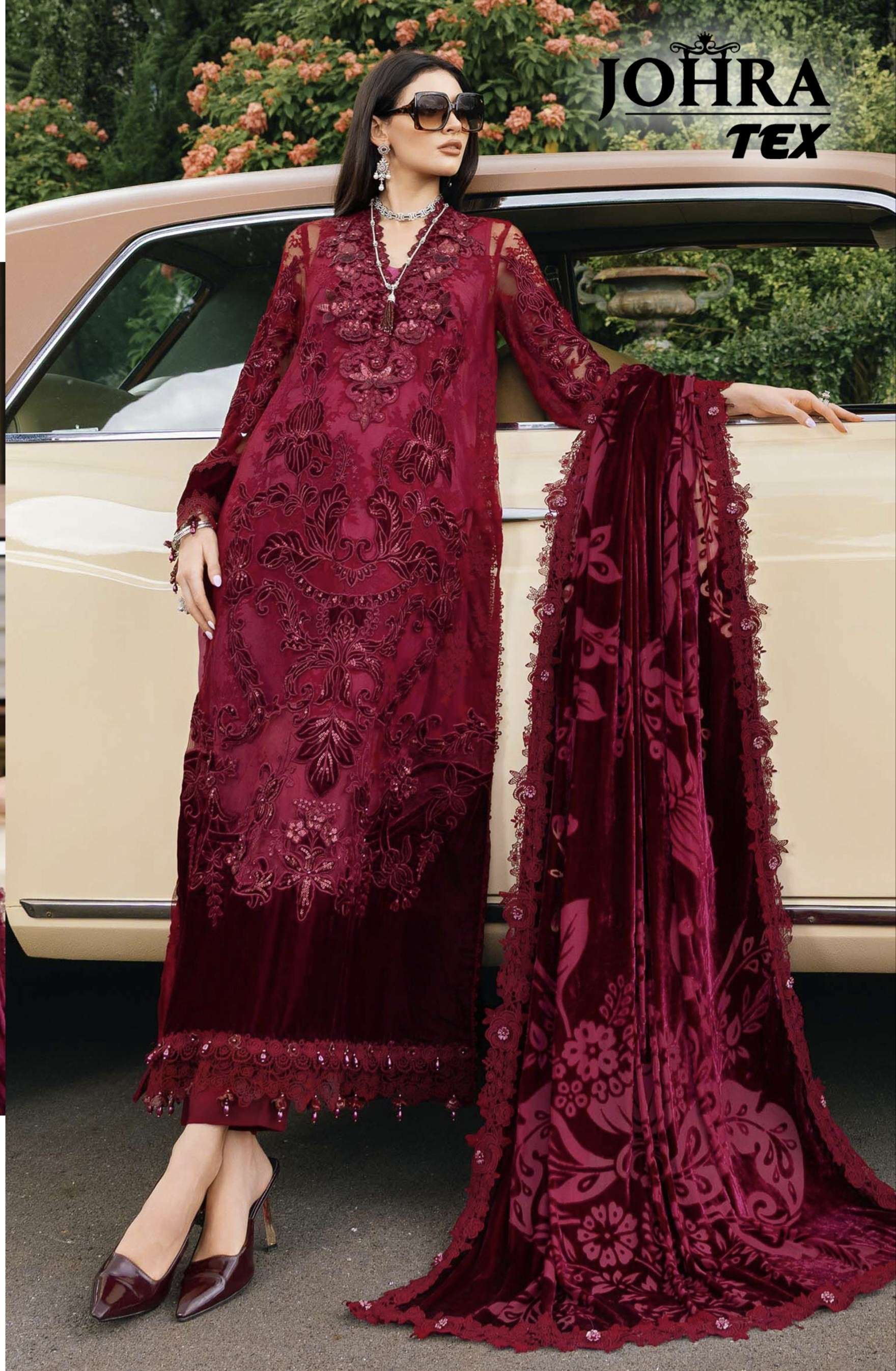 D NO JT 188 by JOHRA TEX suit collection manufacturers surat                       