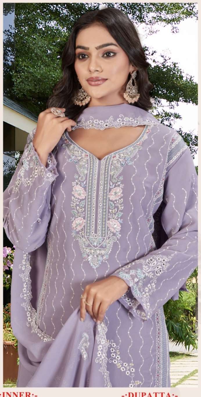 D NO R 49 by AFFAN CREATION suit collection manufacturers surat 