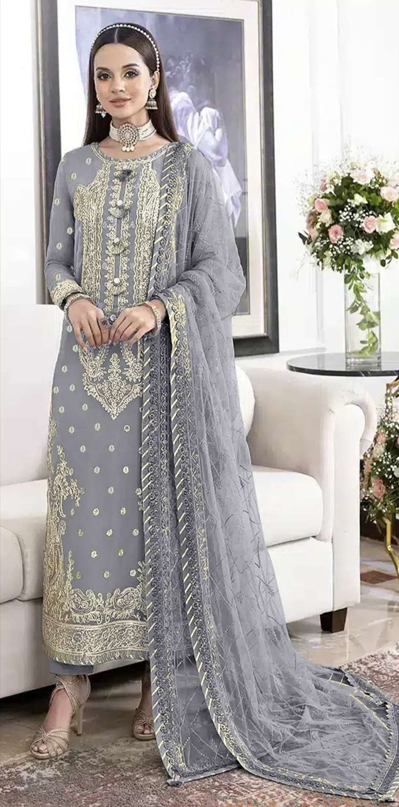 D NO S 226 A TO D by  SERINE suit collection manufacturers surat 