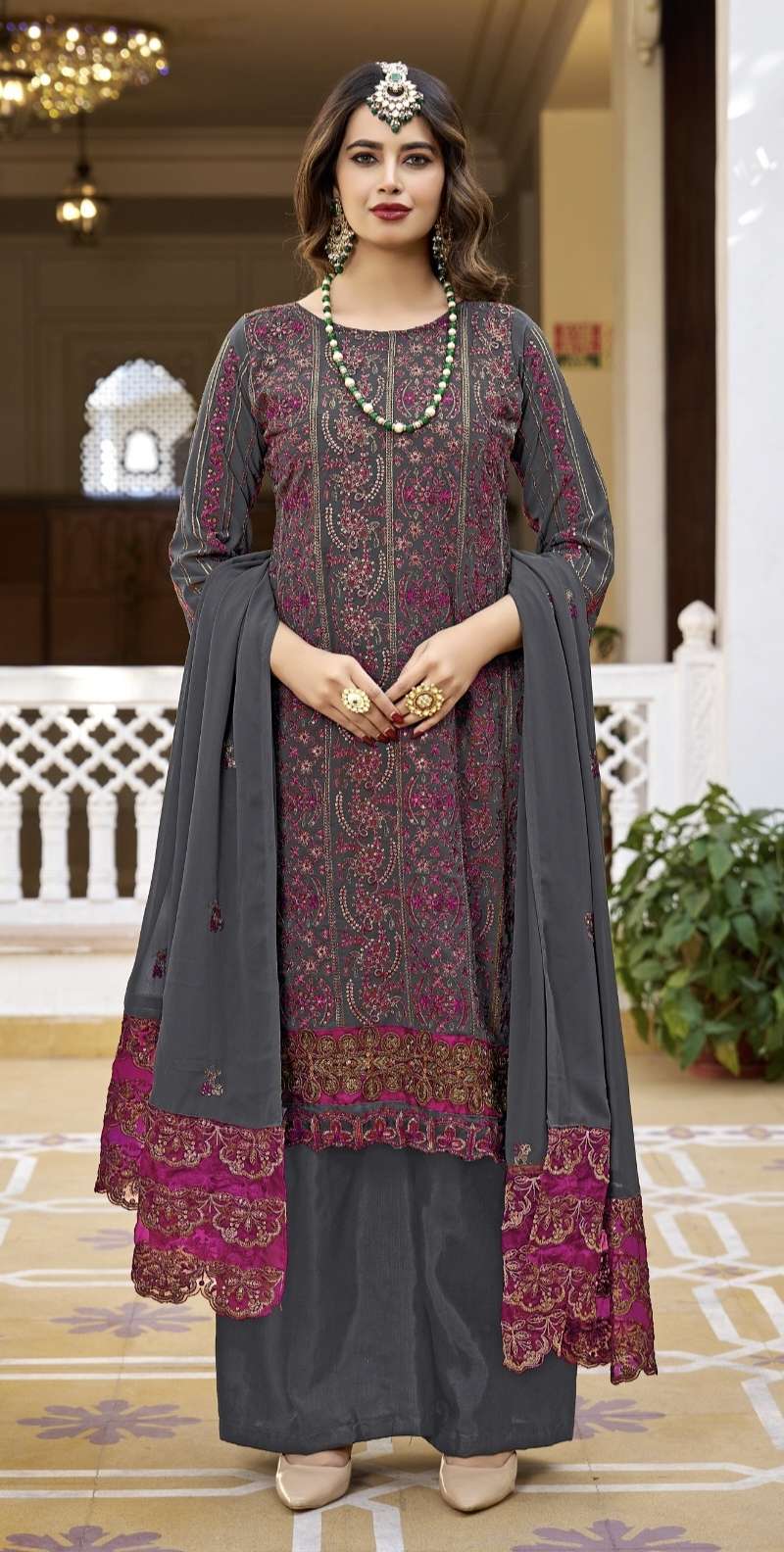D NO S 235 by SERINE suit collection manufacturers surat 