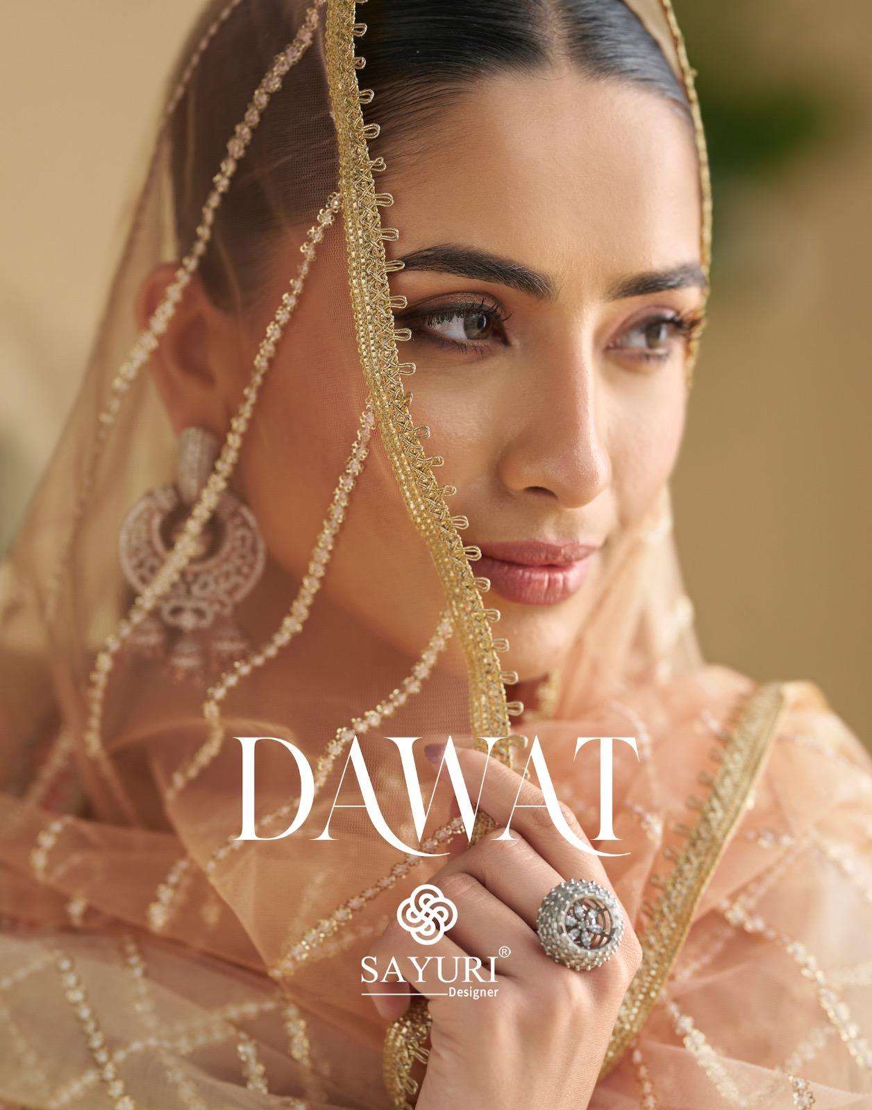 DAWAT by SAYURI DESIGNER gown collection manufacturers surat 