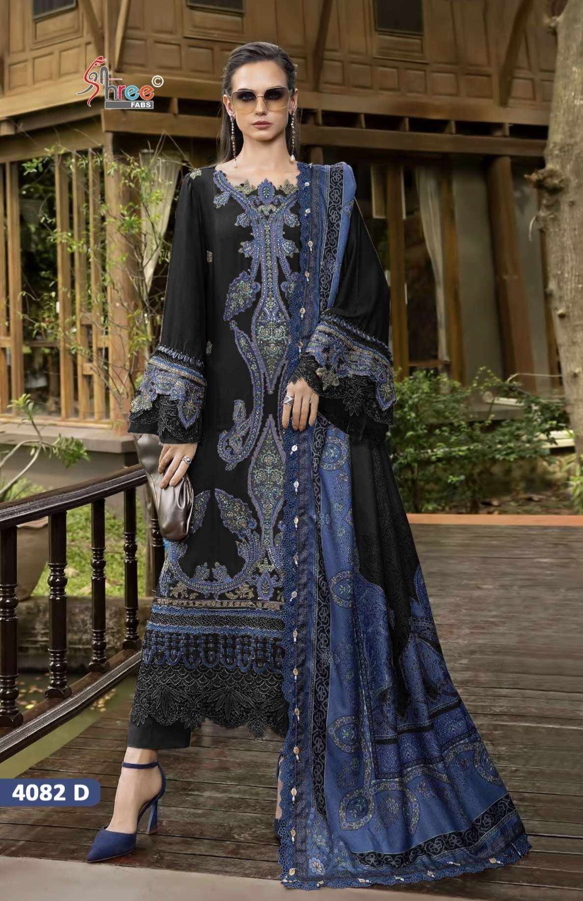 DESIGN 4082 by Shree fab suit collection manufacturers surat 