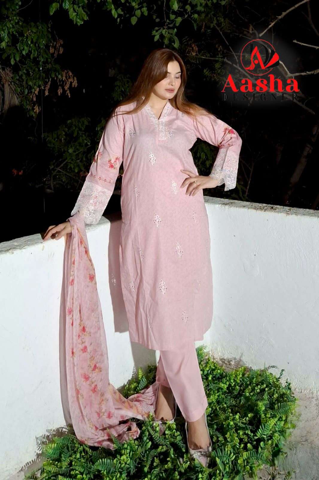 Design No 1116 1117 by AASHA DESIGNER suit collection manufacturers surat