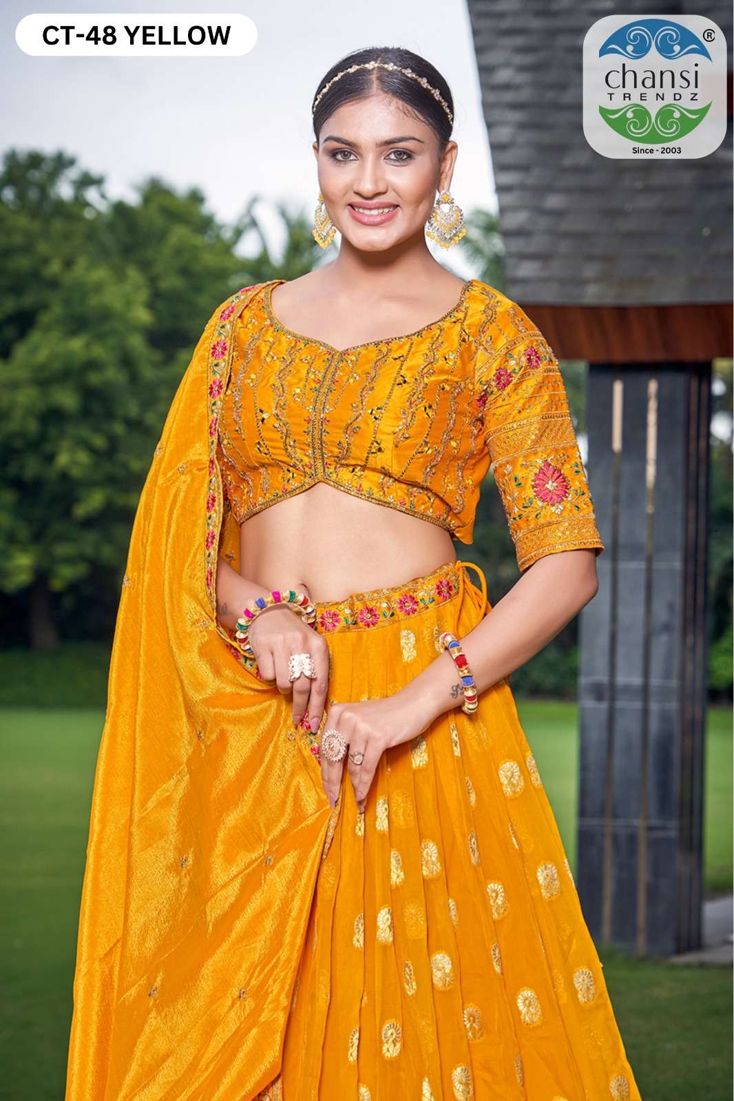 DESIGN NO 49 by CHANSI TRENDZ Lehenga choli collection manufacturers surat 