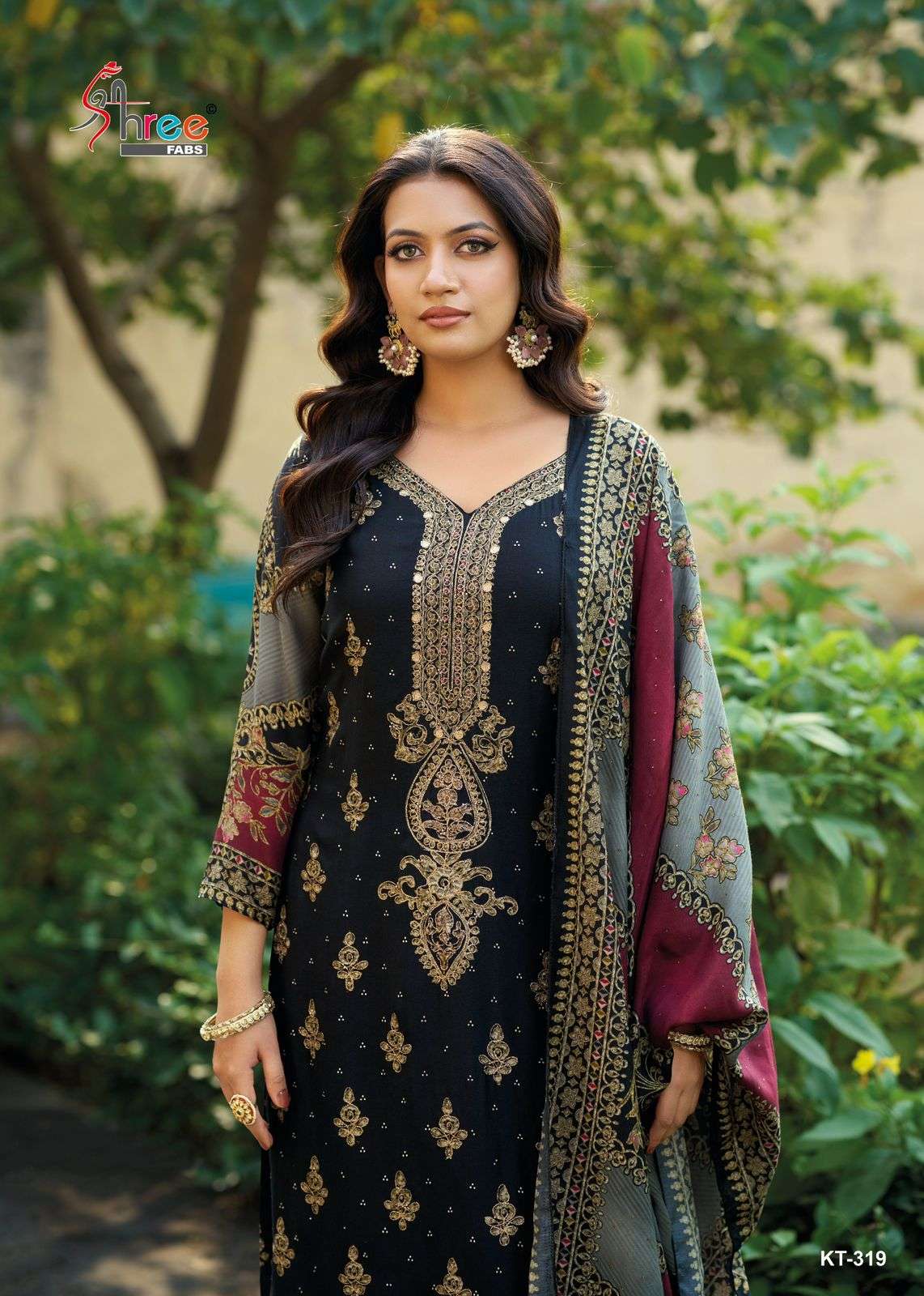 DESIGN NO KT 319 by Shree fab suit collection manufacturers surat 