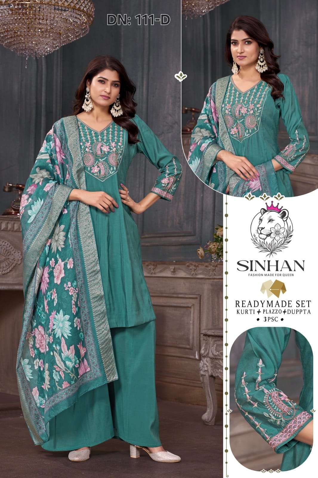 DN 111 A B C D by SINHAN Kurti collection manufacturers surat 