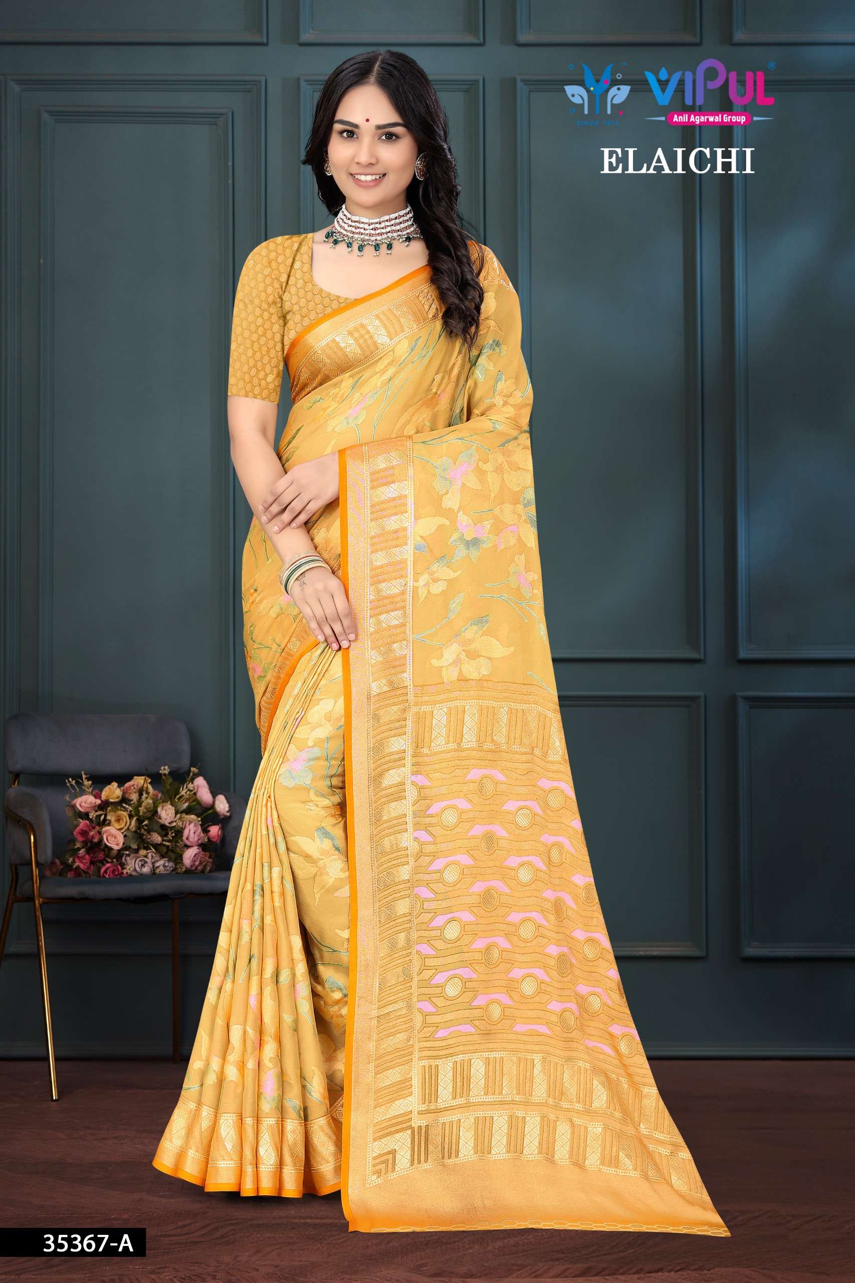ELAICHI 35367 by Vipul saree collection manufacturers surat 