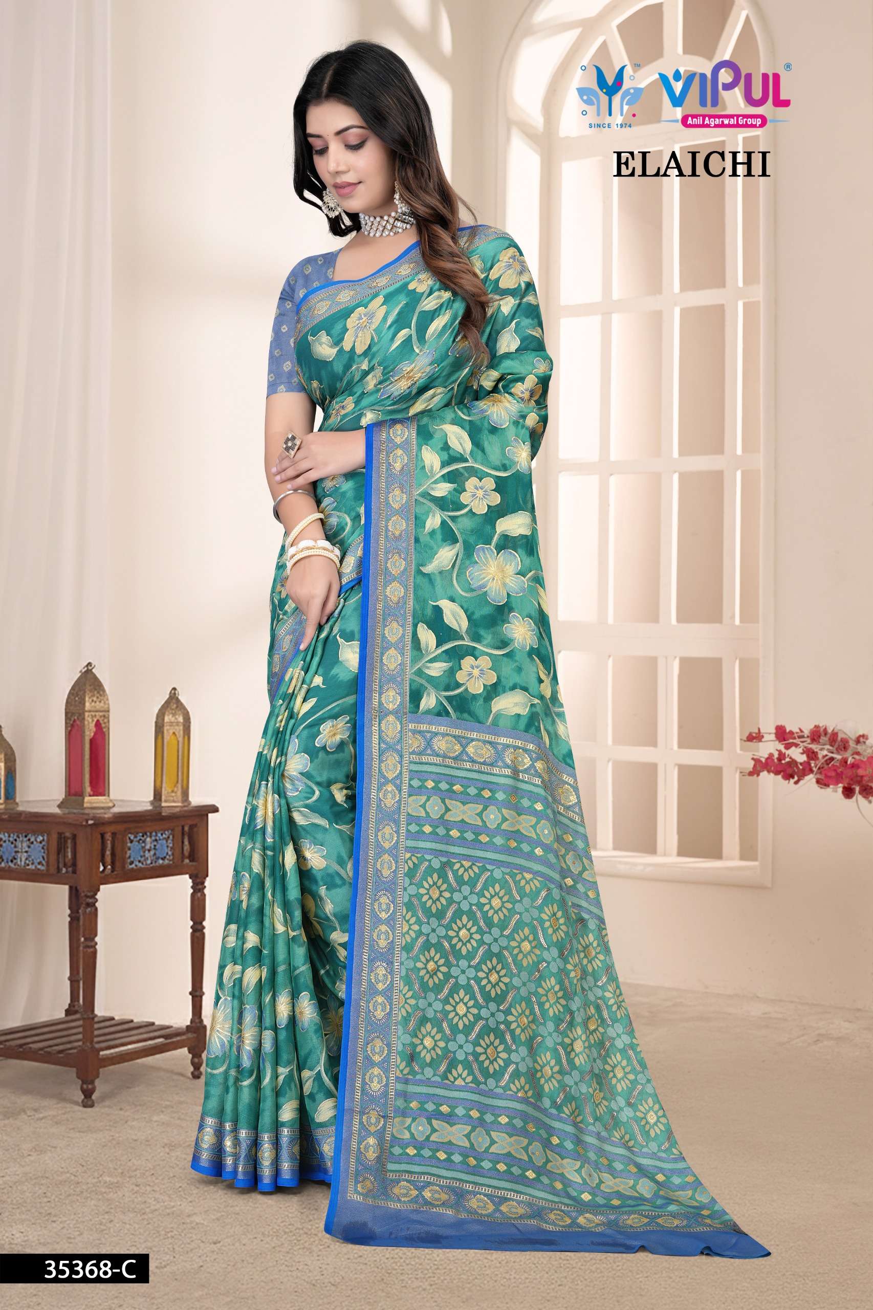 ELAICHI 35368 by Vipul saree collection manufacturers surat 