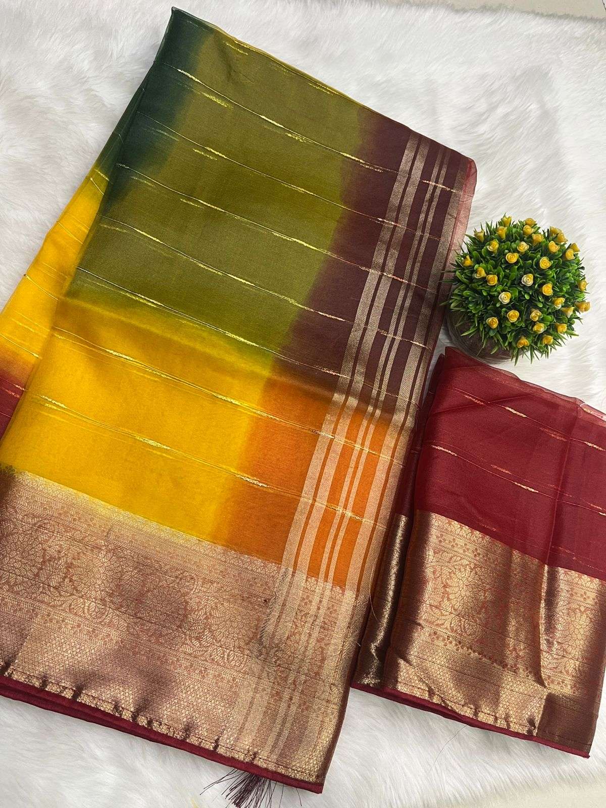 Grand Launch – Organza Colour Explode Saree Collection