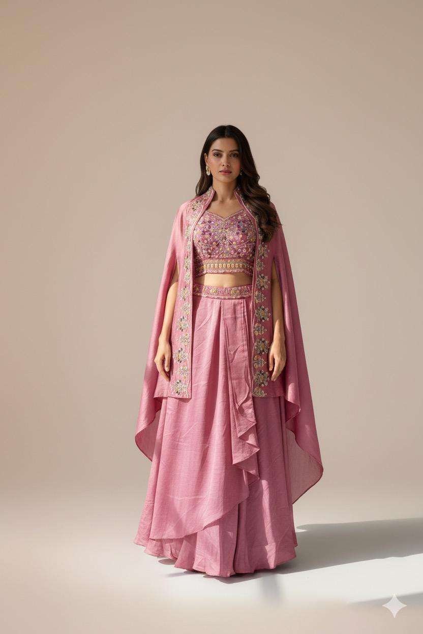 Gulabo Crop top Lehenga Collection manufacturers surat 