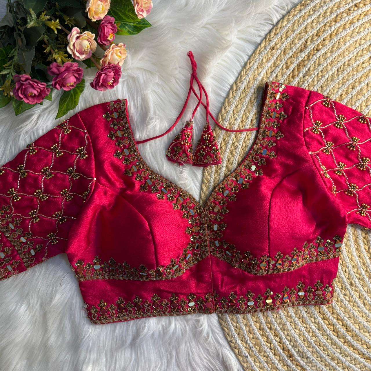 HEAVY GOLD  Partywear blouse collection manufacturers surat 