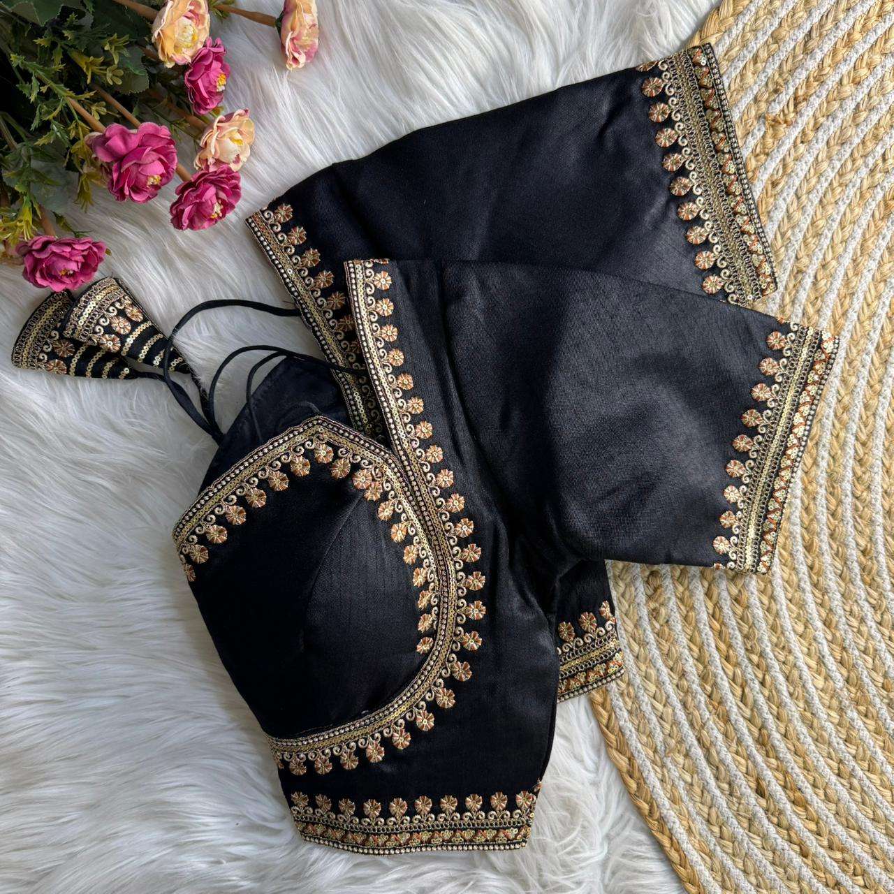 Heavy Soft Italian Silk BRIDAL BLOUSE collection manufacturers surat 