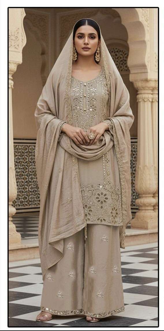 HF 470 A To  by Hoor Tex Suit collection manufacturers surat 