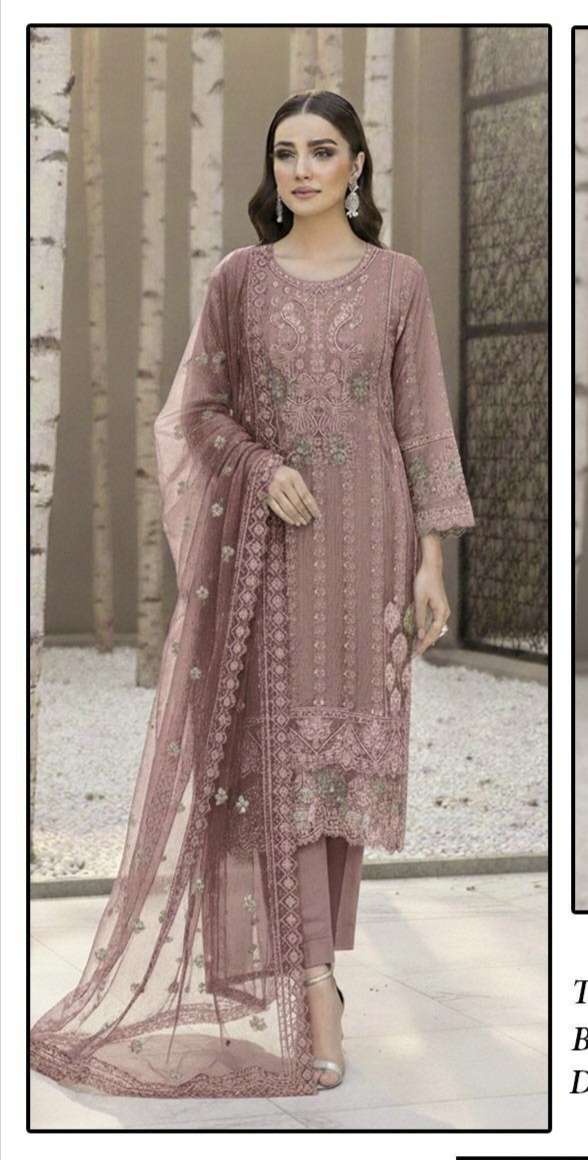 HF 484 A To D by Hoor Tex Suit collection manufacturers surat 