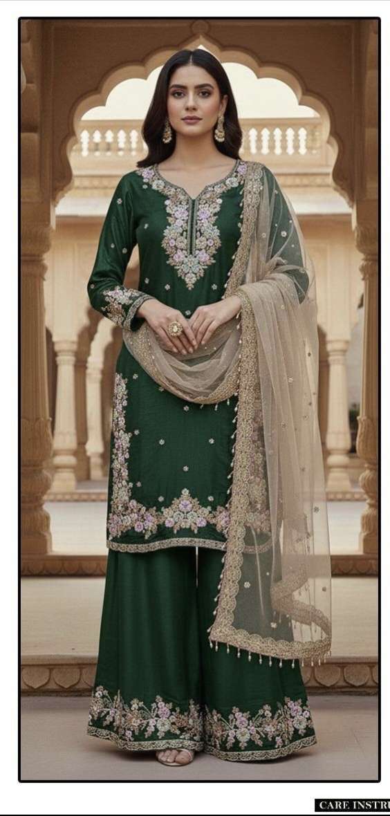 HF 487 A To H by Hoor Tex  Suit collection manufacturers surat 