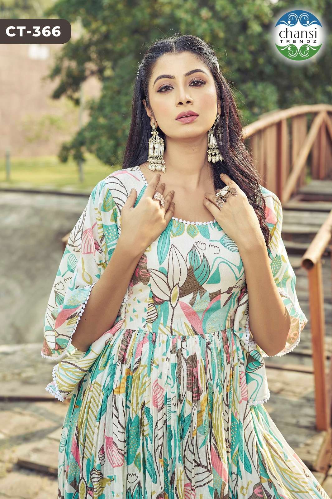 JEEVIKA by Chansi Trendz Gown collection manufacturers surat 