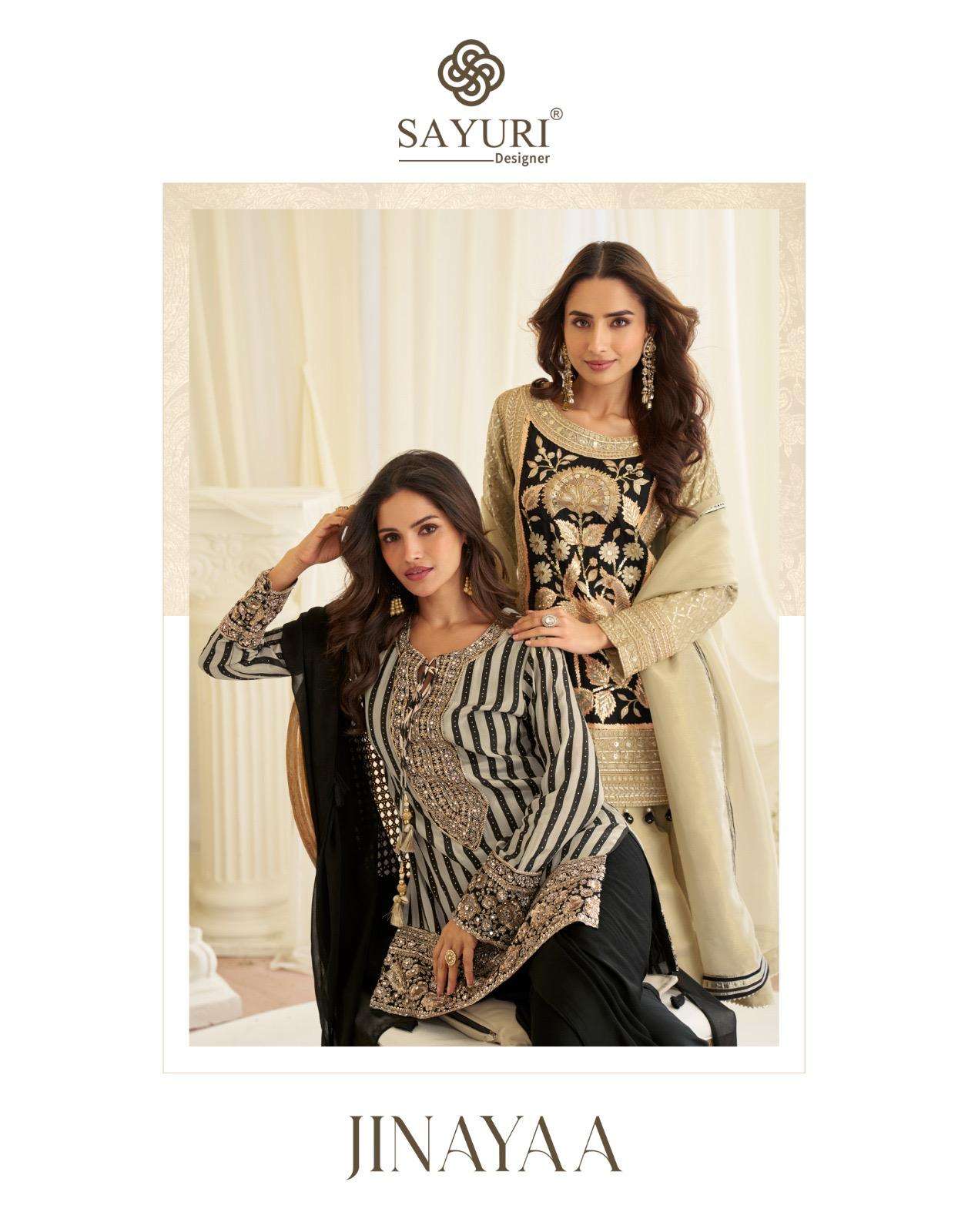 JINAYAA by SAYURI DESIGNER suit collection manufacturers surat 