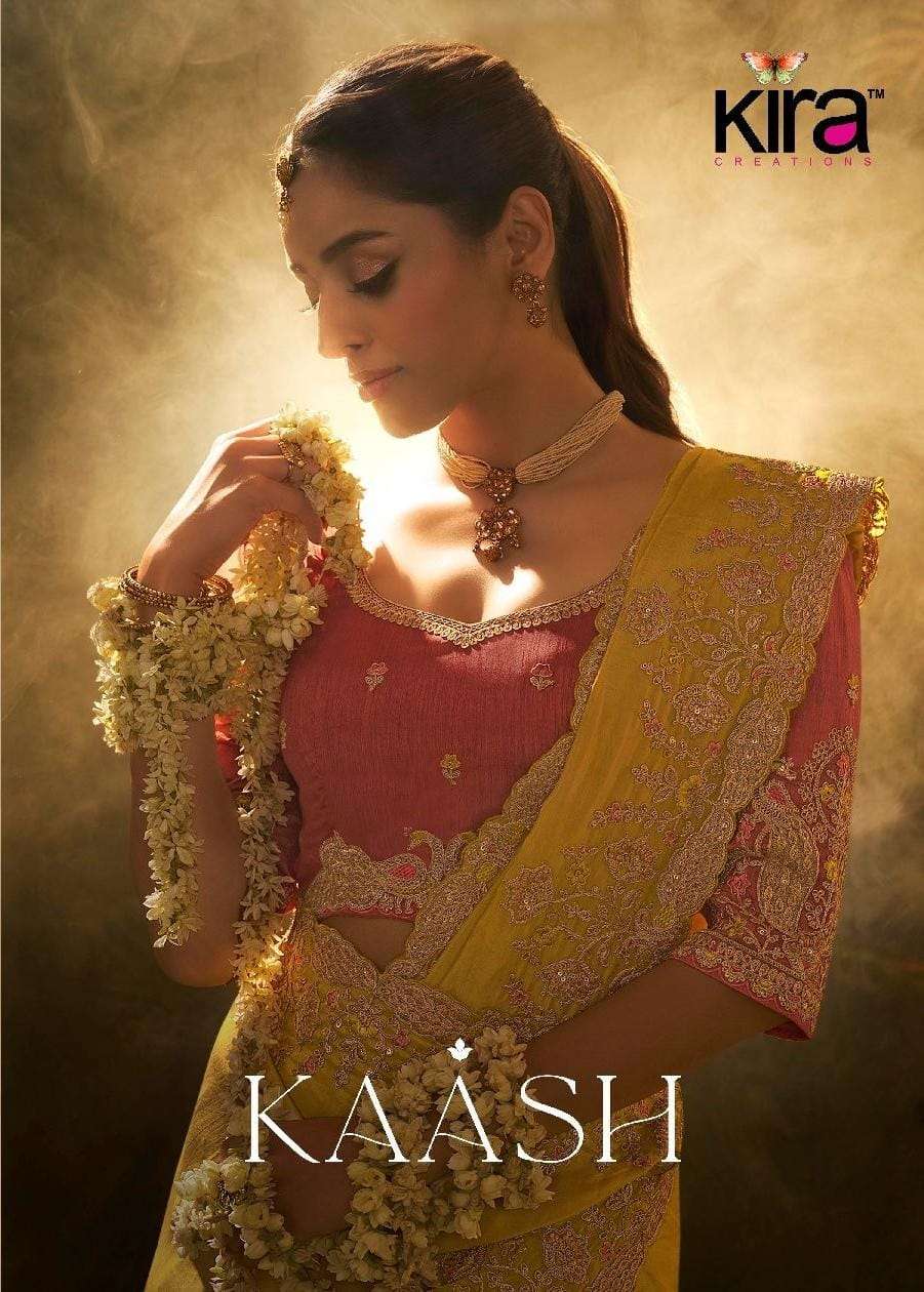 Kaash Silk by KIRA saree Collection manufacturer surat 